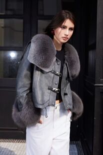 皮草高级感狐狸毛皮毛一体皮草外套女2025秋冬新款羽绒服鹅绒服