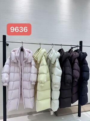 9636商场同款鹅绒服312克高克重泡芙长款羽绒服新国标90白鹅绒