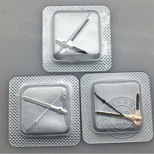 005表针三针2836机芯指针金色手表时针分针秒针银色男士手表配件