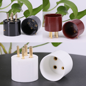 300BR 572B 811R管基镀金300B 4脚管座 811 274A 2A3 5U4G电子管