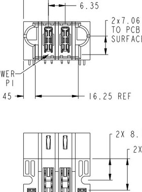 10106124-2000003LF PwrBlade+® , Power 2HP STB, RAH
