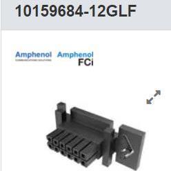 10159684-12GLF  MinitekPwr 3.0Dual Row RECP 12P Black