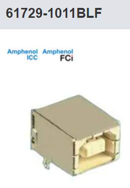 61729-1011BLF USB连接器 4P R/A RECEPTACLE STYLE B