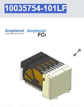 10035754-101LF AirMax VS 4*10 120P 弯母压接高速背板