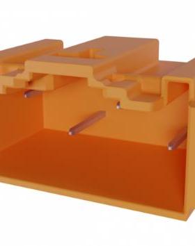 10170436-11004KLF Microspace™ Hi V 400V, 10 W 1.27mm线对板