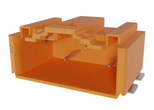 10170436-11004KLF Microspace™ Hi V 400V, 10 W 1.27mm线对板