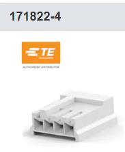 171822-4 TE 集管和线壳 4P 2.5MM HOUSING