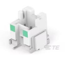 EP2.5 线对板 1-2365497-6  single row SMT header,2P,green