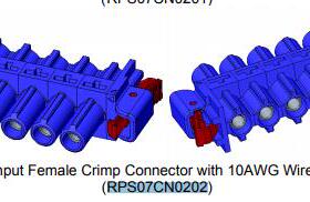 RPS07CN0202 AC输入电缆 10A 超算ODCC OCP ORv3 安费诺FCI连接器
