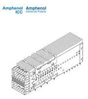 UE36E1620032001  QSFP DD安费诺  HSIO qsfp dd stacked 2x1壳子