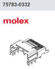75783-0332 MOLEX  高速/模块连接器 iPass(TM) R/A 68ckt