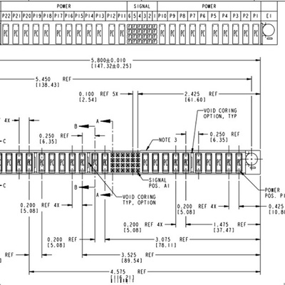 51857-001LF PwrBlade®, Power Supply Conn 10P24S12P 直母