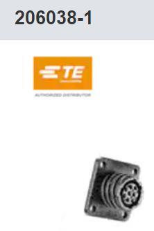 206038-1  REC SQUARE REV 17-28 工业 环形连接器 TYCO 泰科电子