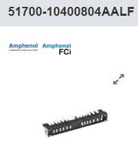 51700-10400804AALF 电源到板 PWRBLADE 直公 4P8S4P 电源模块