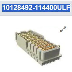 10128492-114400ULF Mezzanine, Vertical, 4 pair, 19C 266P