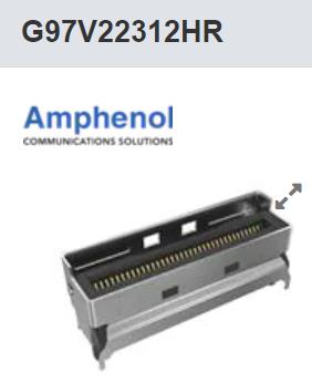 G97V22312HR 安费诺 FCI MCIO,R/A,85OHM,74P,30U,1.50MM