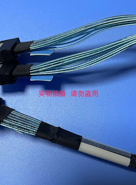 服务器高速线缆 MCIO8X TO MCIO4X STR  HL-MCIO8XT2MCIO4X-STR