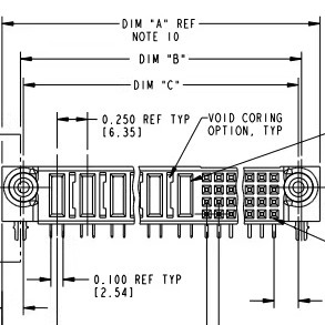 51761-10002410AALF FCI连接器  PwrBlade® 24S10P 焊接 弯母