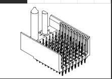 751981002 MOLEX VHDM L-Series Single-Ended Backplane Header