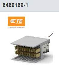 6469169-1 硬公制连接器 HDR 4X010P R/A B-PLANE HMZD 弯公 背板