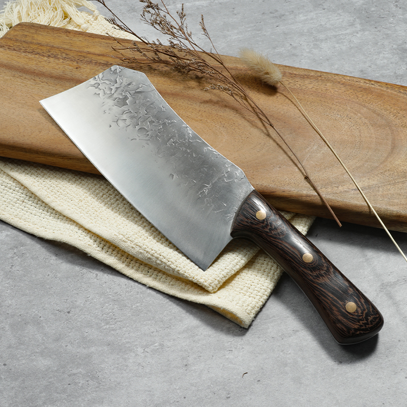 中式风手工锻打锰钢切片刀