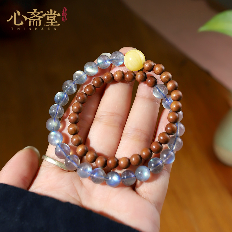 心斋堂老山檀民族风手串