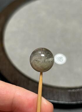 13.4mm半盆灰幽灵水晶单