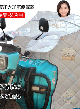 电动三轮车挡风被加大遮阳罩防水
