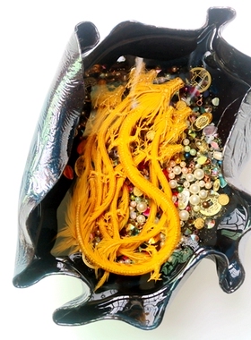 摆件桌面树脂画盘龙阁树脂