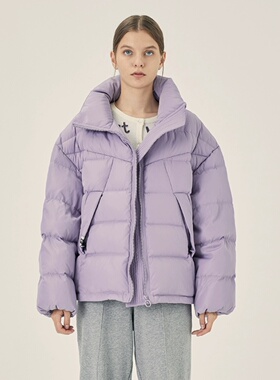 现货Basic House/百家好2021冬季女式羽绒外套HVDJ728G-2780