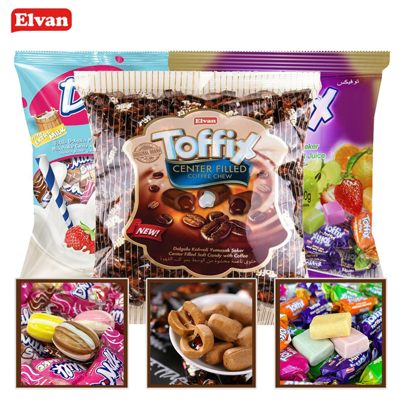 进口土耳其咖啡味夹心浓郁太妃焦