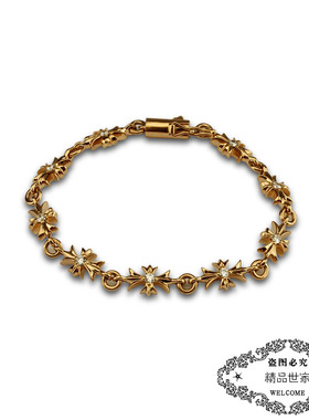 镀金十字架雪梨同款复古风手串