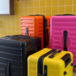 凌秀大容量集装箱深仓拉链行李箱轻便结实耐用旅行箱拉杆皮箱子