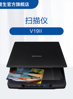 爱普生（EPSON）V19II 超值型 照片与文档扫描仪 可站立扫描 USB直连