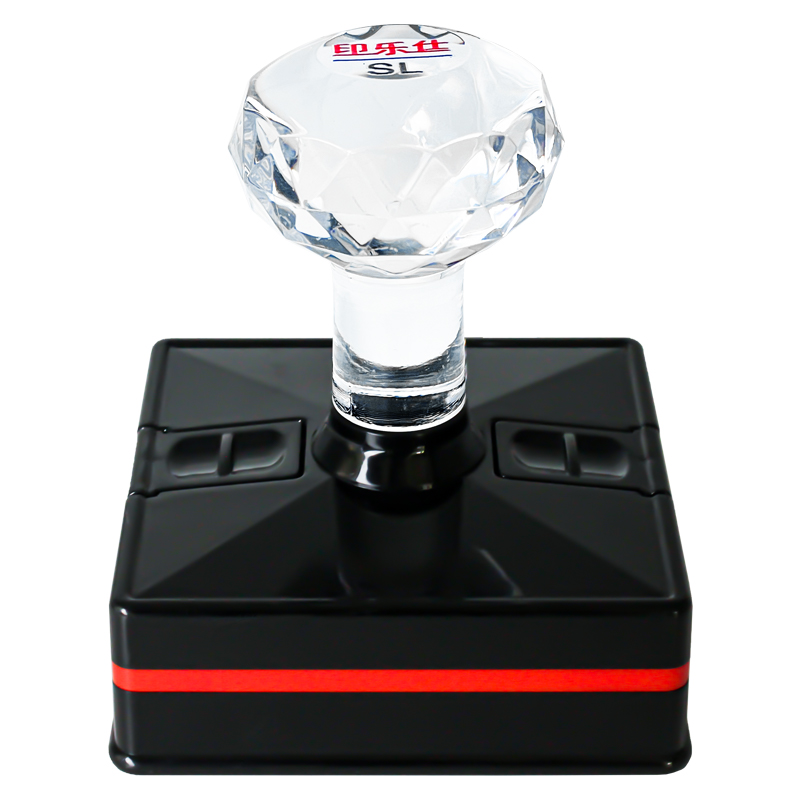 光敏正方形水晶签名章