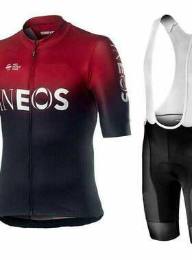 2021年INEOS车队英力士投弹兵自行车夏季骑行服上衣背带短裤短袖