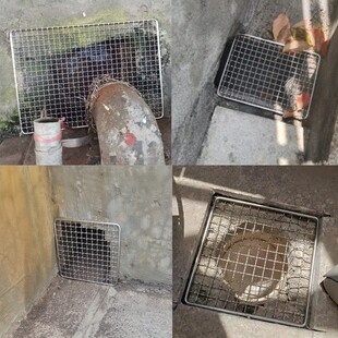 排水沟槽侧排不锈钢过滤网户外下水道防鼠网地漏方形挡板渠闸水口