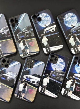 定制自己的汽车手机壳适用于苹果华为荣耀小米oppo/vivo多型号磨砂软壳/玻璃硬壳苹果17pro6promax15pro14pro