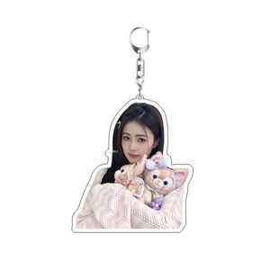钥匙扣挂件应援白梦妍书包亚克力梵星定制白鹿双层白月礼周边