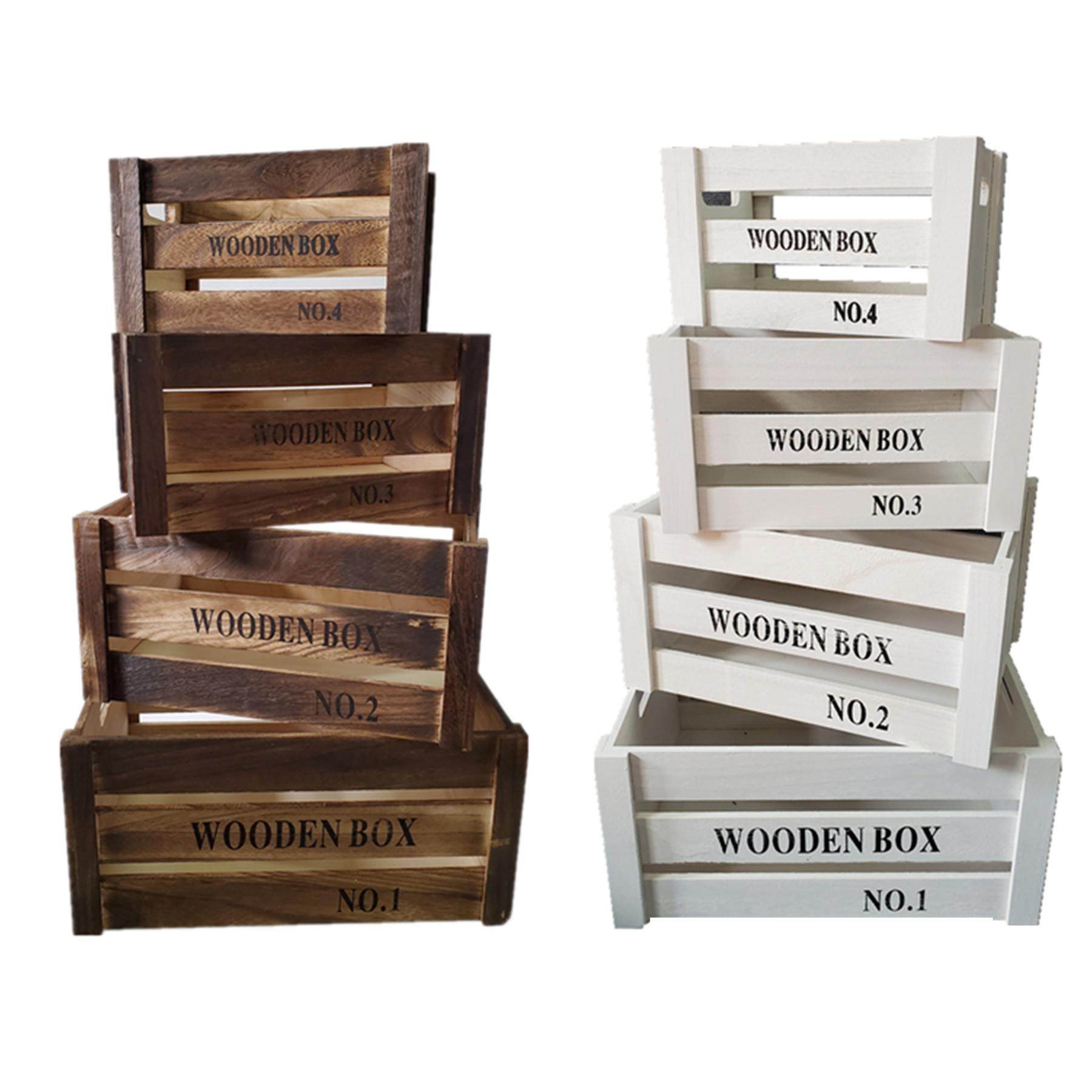 森系户外婚礼背景覆古道具简约创意摆件做旧木框收纳木盒橱窗拍摄