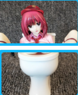 【魔改坊】gk 马桶女坐姿手办 魔改手办