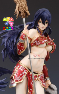 一骑当千 1:4 关羽云长 红色或蓝色 GK手办模型 52CM