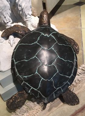 仿真做旧海洋动物招财祝福工艺品