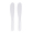 2 large facial mask sticks (white)