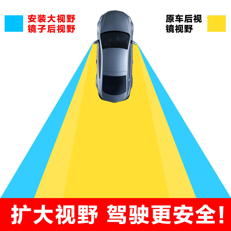 TOYOTA 09 10 11 12 13 신규 및 기존 VIOS 백미러 반사 반전 렌즈에 적합