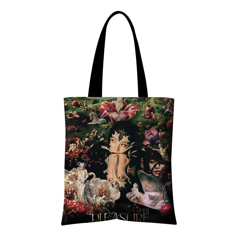 蔡依林演唱会应援同款周边帆布袋明星学生单肩包书包雨伞手提袋