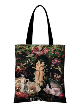 蔡依林演唱会应援同款周边帆布袋明星学生单肩包书包雨伞手提袋