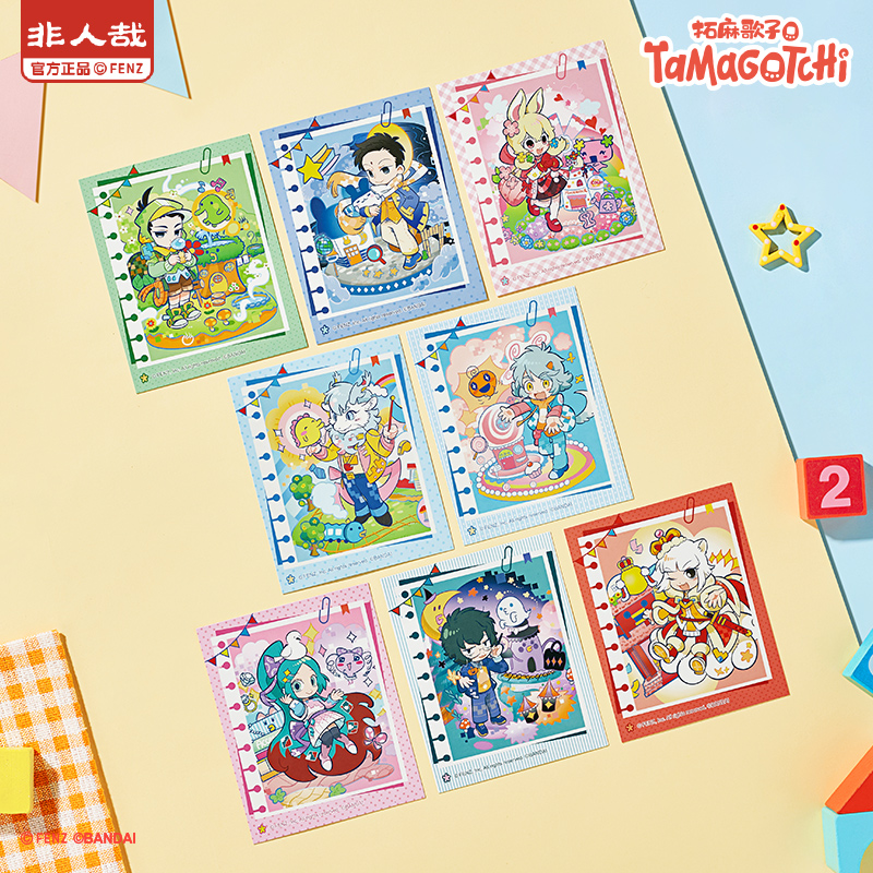 指定款正品非人哉×拓麻歌子联名Q版伪拍立得动漫收藏卡86*108mm