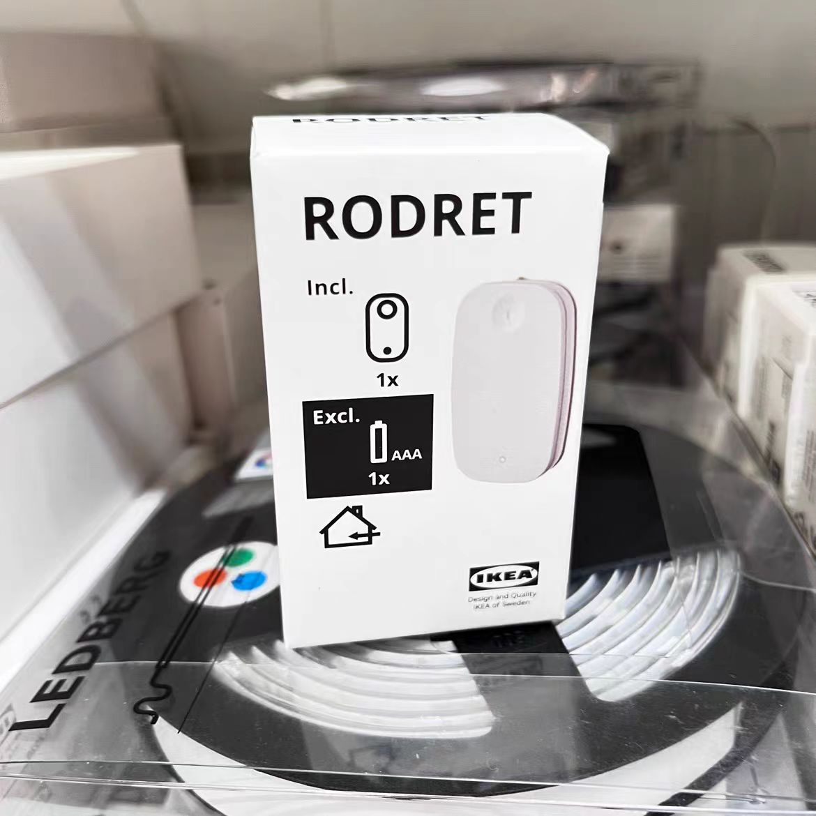 包邮宜家代购罗德特 无线调光器/电源开关 智能 白色遥控器智能