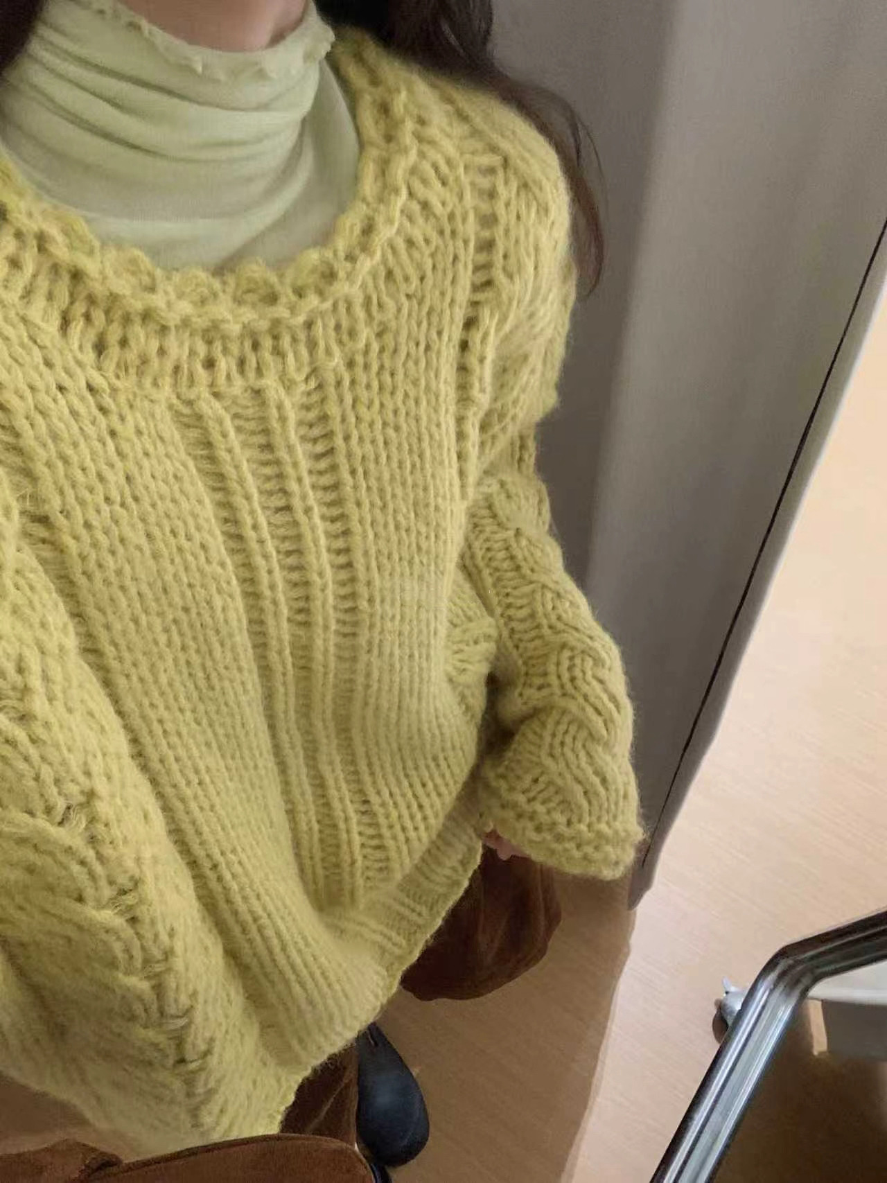 高级感慵懒风蓝色毛衣女秋冬季2025新款宽松加厚针织衫上衣,女装/女士精品,毛针织衫,淘宝优惠券,粉丝福利购,淘宝优惠卷